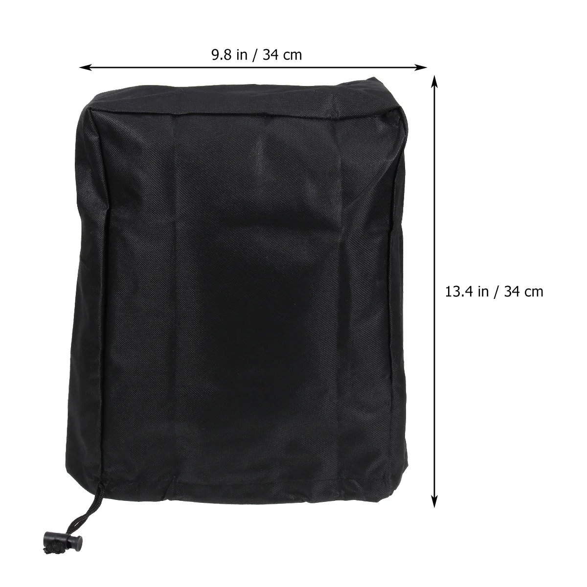 

Trailer Rv Electric Tongue Jack Protective Cover Polyester Fabric Black Rain-Proof Sun Shade Protector for Trailer