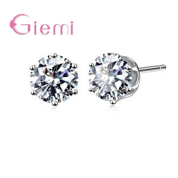 0,01 USD Opzione di modelli multipli Eleganti orecchini in argento sterling 925 genuini per le donne Regalo di orecchini di gioielli da sposa