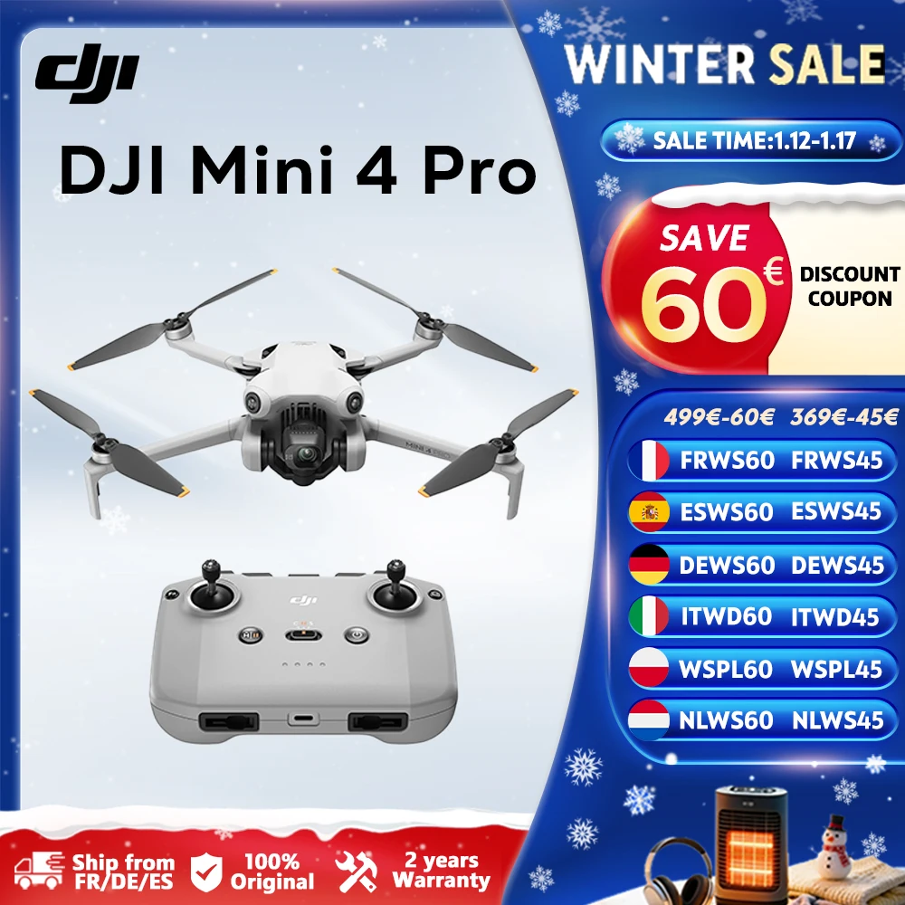 Drone DJI Mini 4 PRO, original, neuf, en stock