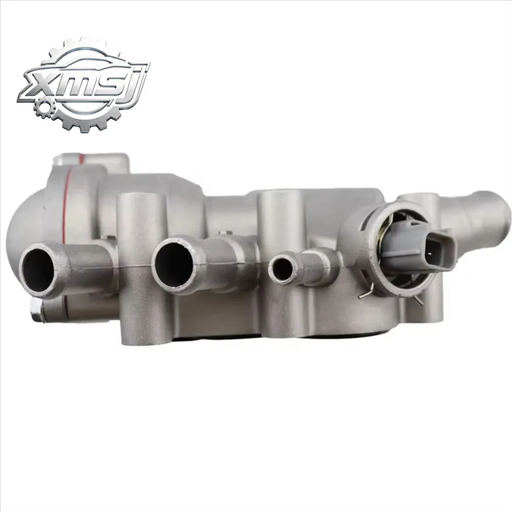 carcasa l termostato salida bomba brida agua refrigerante l motor 1130416 1218087 1337823 XS6E-8A586-AG para Ford Ka 1,3 1,6
