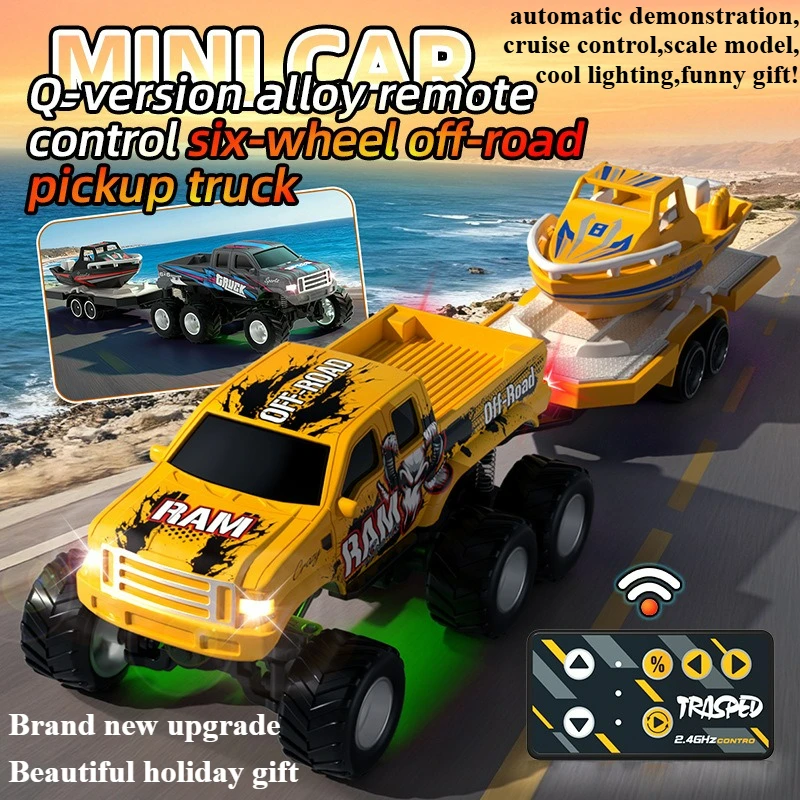 Cool Stuff Toy Car Funny Gift-Alloy High-speed Mini Rc Truck,Kawaii Full Scale Off-road Rc Cars,Remote Control Car,Toys for Kids