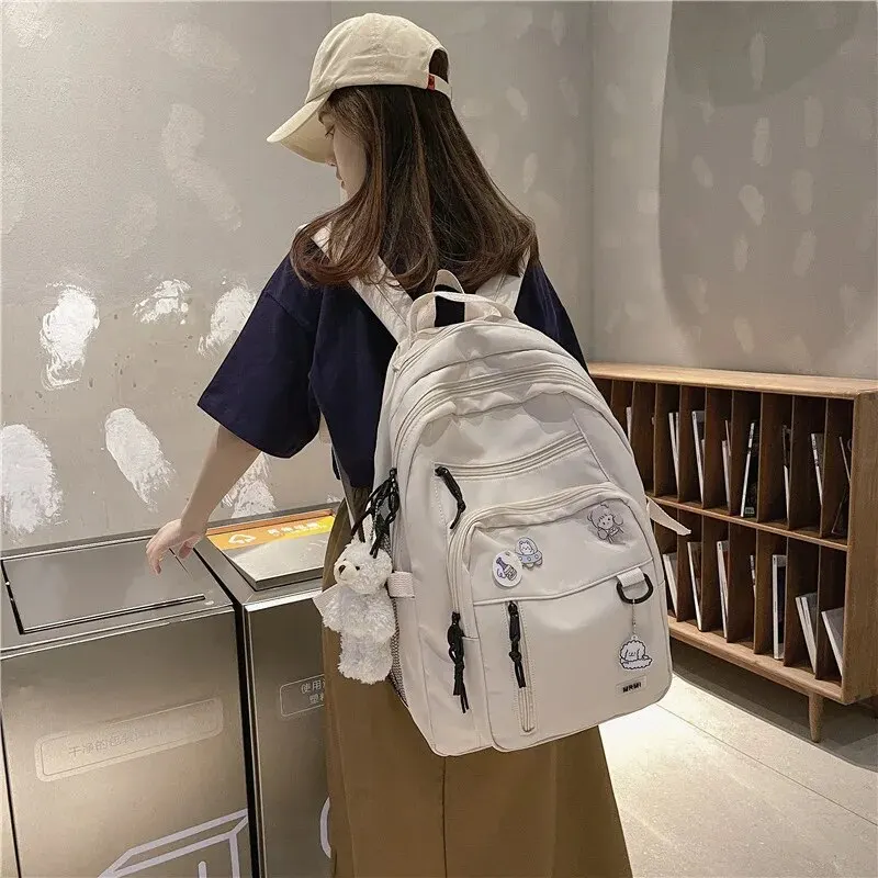 Travel School Backpack Student Back Pack Outdoor Big Capacity Travel School Packs Female Multi Pocket School Backpacks