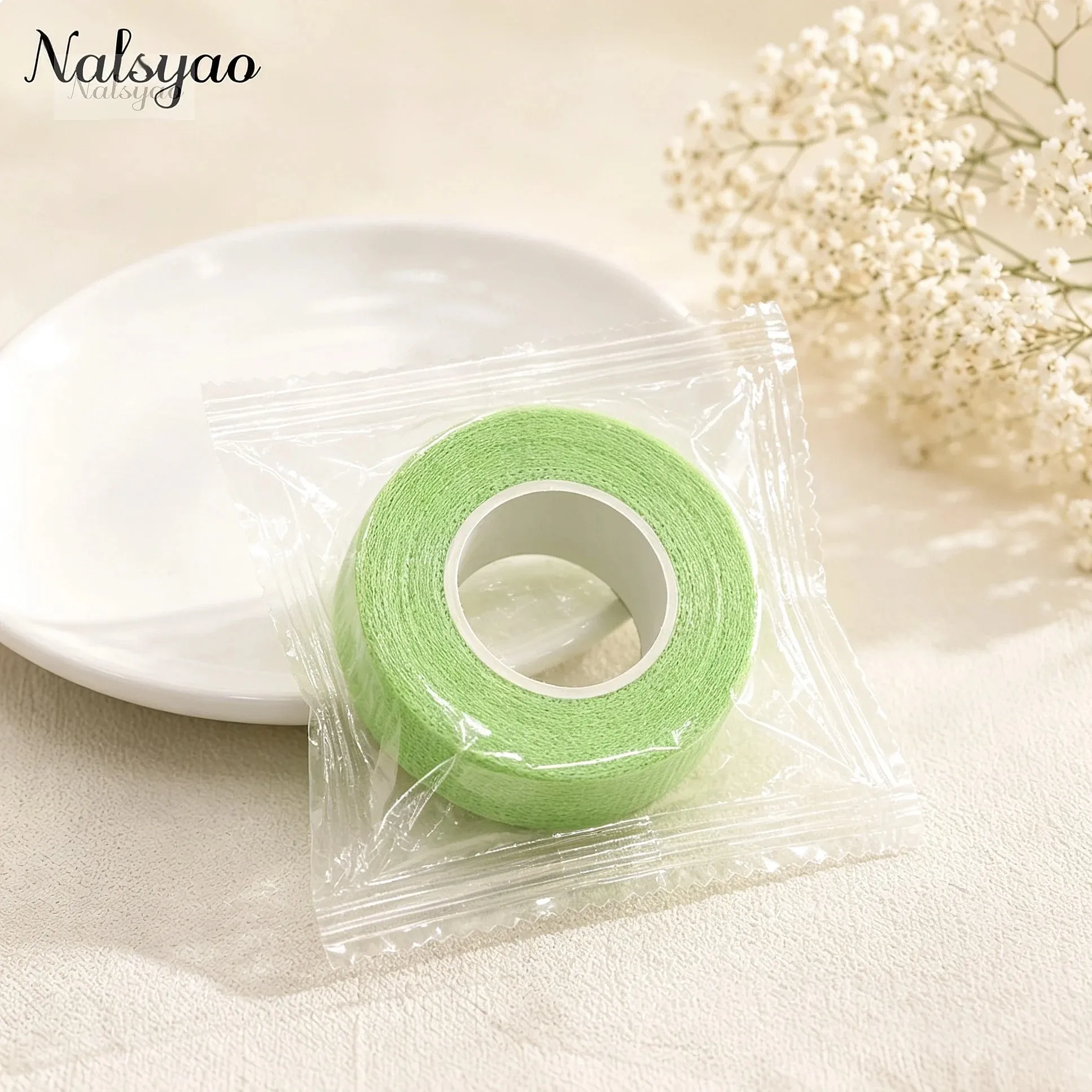 2/3 Rolls Japanese Insulating Tape for Eyelash Extension Lint Free Under Eye Pads Breathable Non-woven Paper Eyelash Patch