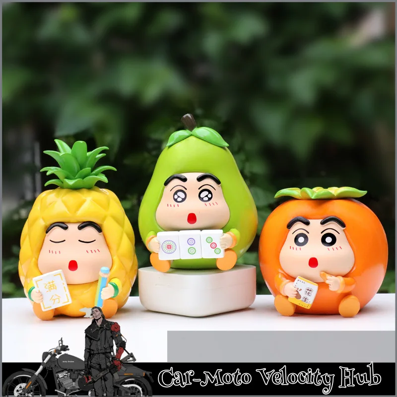 

Best-Seller Adorable Cartoon Anime Small New Cos Fruit Series Collectible Model Car Decorative Ornaments For Desktop And Vehicle