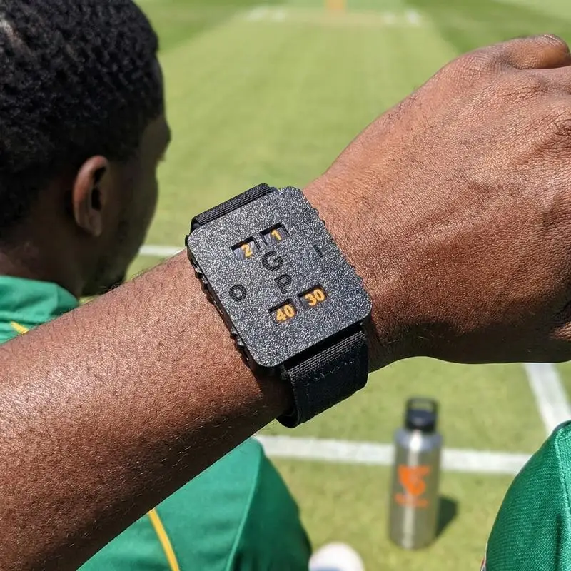 Multifunctional Score Wristband for Cricket Tennis and Paddle Adjustable  Scorekeeper for Sports Matches