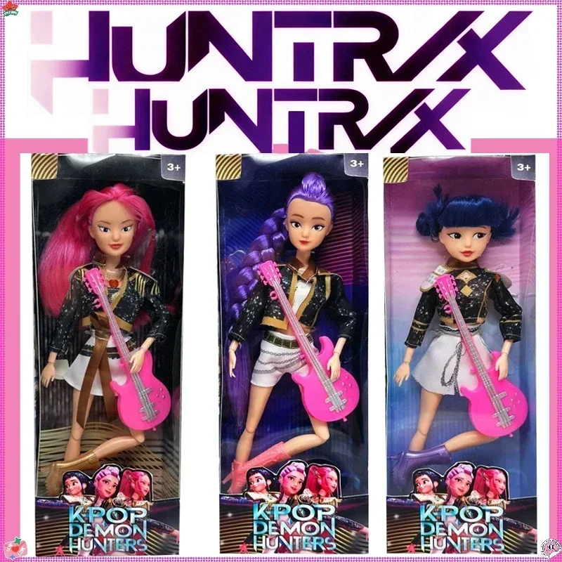 %-Kpop Demon Hunters Action Figure Toy Derpys Tiger Rumi Mira Zoey Sussy  Theme Song Of Colorful Lights For Fans Christmas Gifts