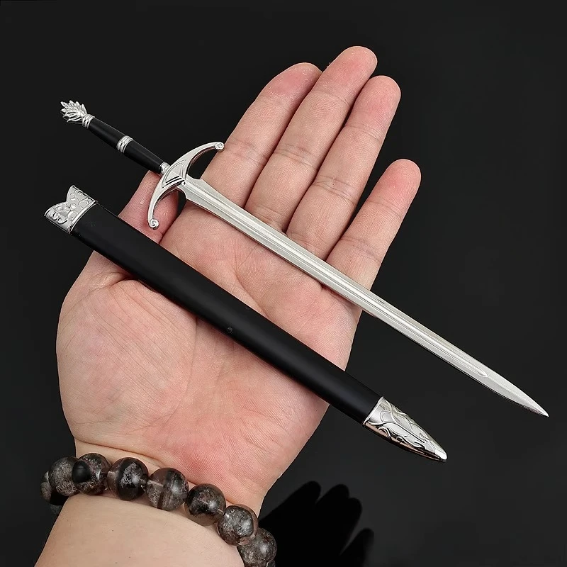 22cm novo jogo DARK SOULS periféricos braços lothric cavaleiro espada modelo de metal decoração de mesa ornamentos meninos presentes de aniversário brinquedos