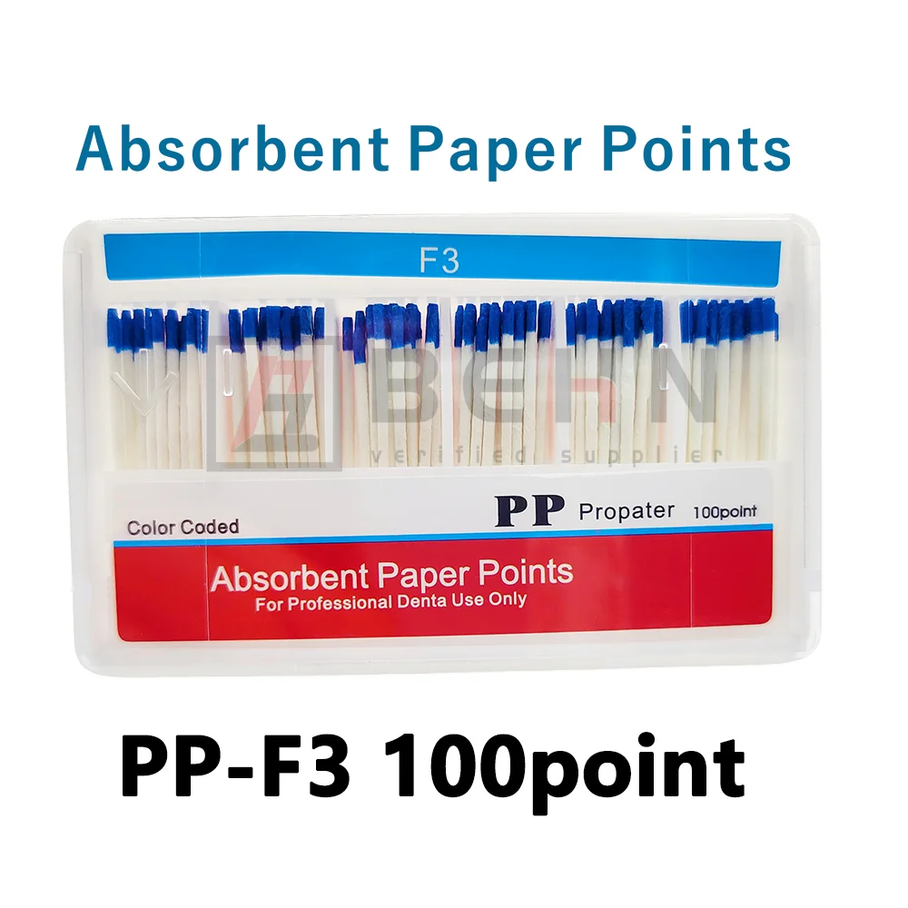 Papierowe końcówki dentystyczne chłonne F1 F2 F3 F4 F5 Materiały dentystyczne Mocne chłonienie Czyste włókno bawełniane Papier Guttahanger narzędzia dentystyczne