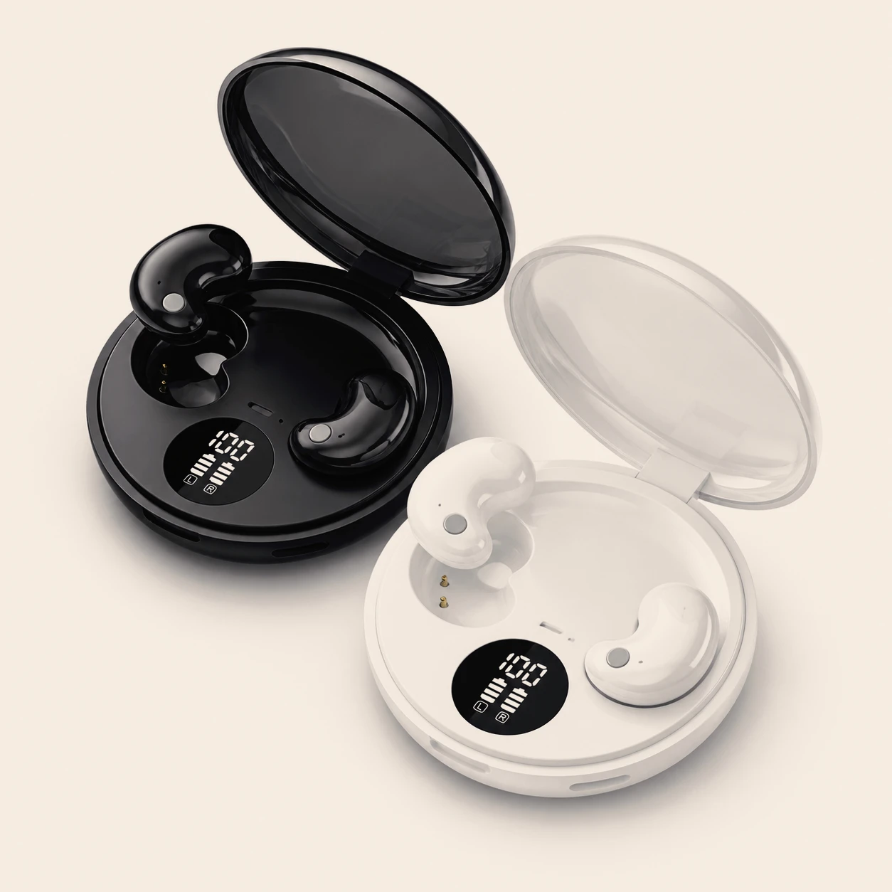 Ultra-Slim Sleep Earphones All-Day Comfort 360° Immersive Sound Hi-Res Audio Pressure-Free Side-Sleeping Instant Connect Daily