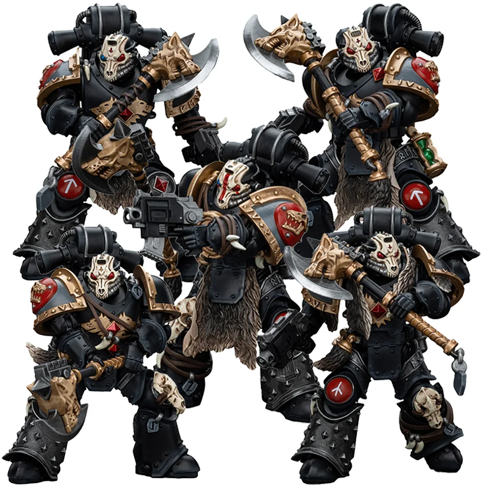 

[IN STOCK]JOYTOY Warhammer 30K The Horus Heresy 1/18 Action Figure Space Wolves Leman Russ Deathsworn Pack Anime Model Toys Gift