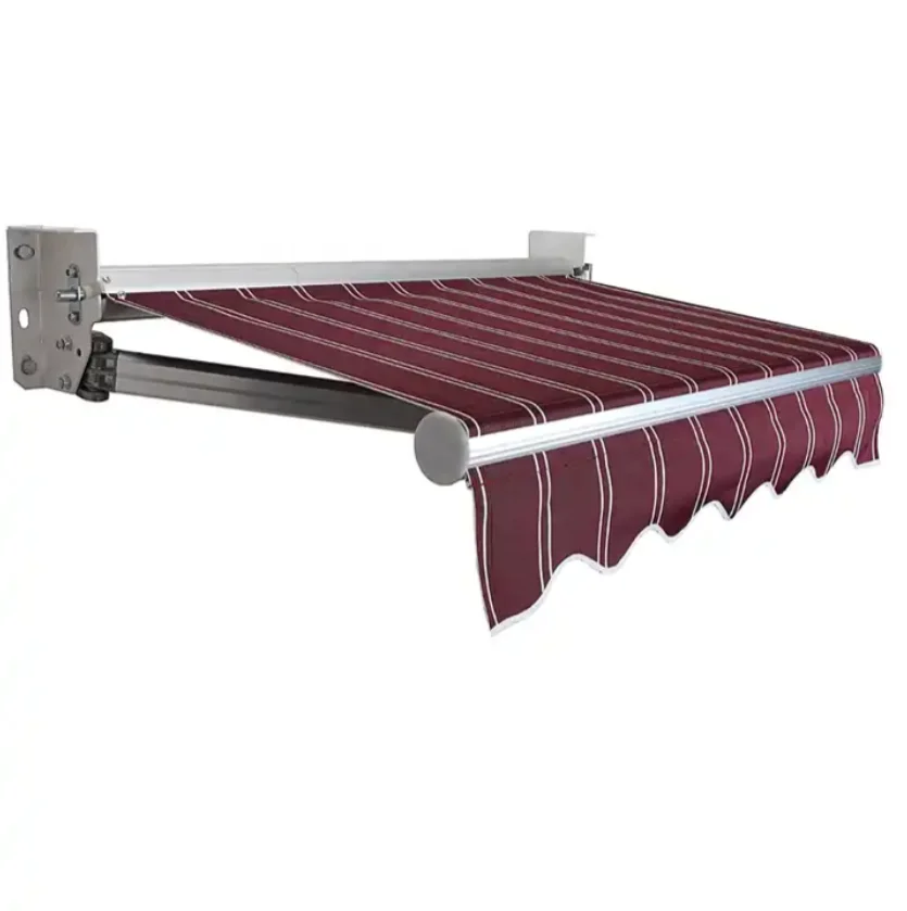 

Hot Sale Aluminum Alloy Retractable Awning Components Polyester Anti UV Manual Sunshade Parts Outdoor Garden Patio Made In China