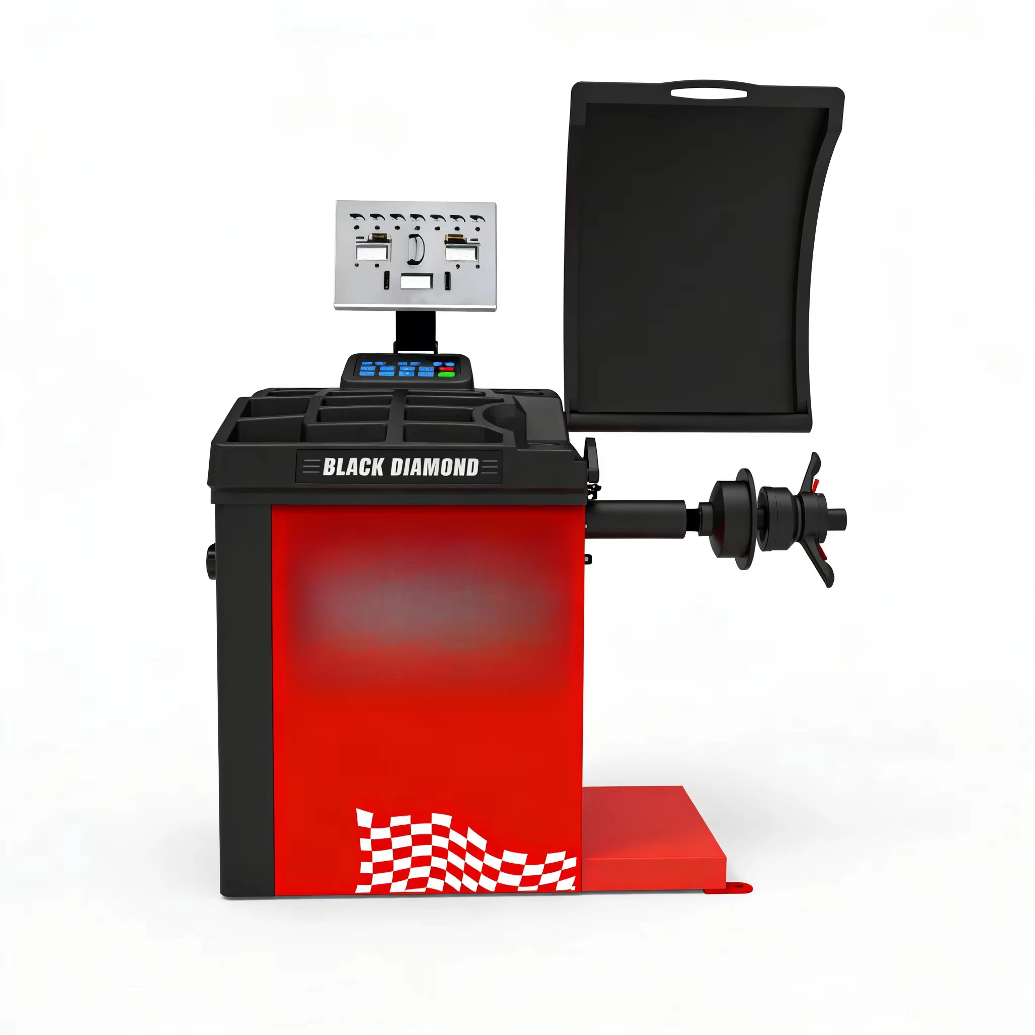 SP733N High Quality 3D Wheel Alignment Automatic Tire Balancing Machine Professional Wheel Hub Positioning Equipment 250W LED
