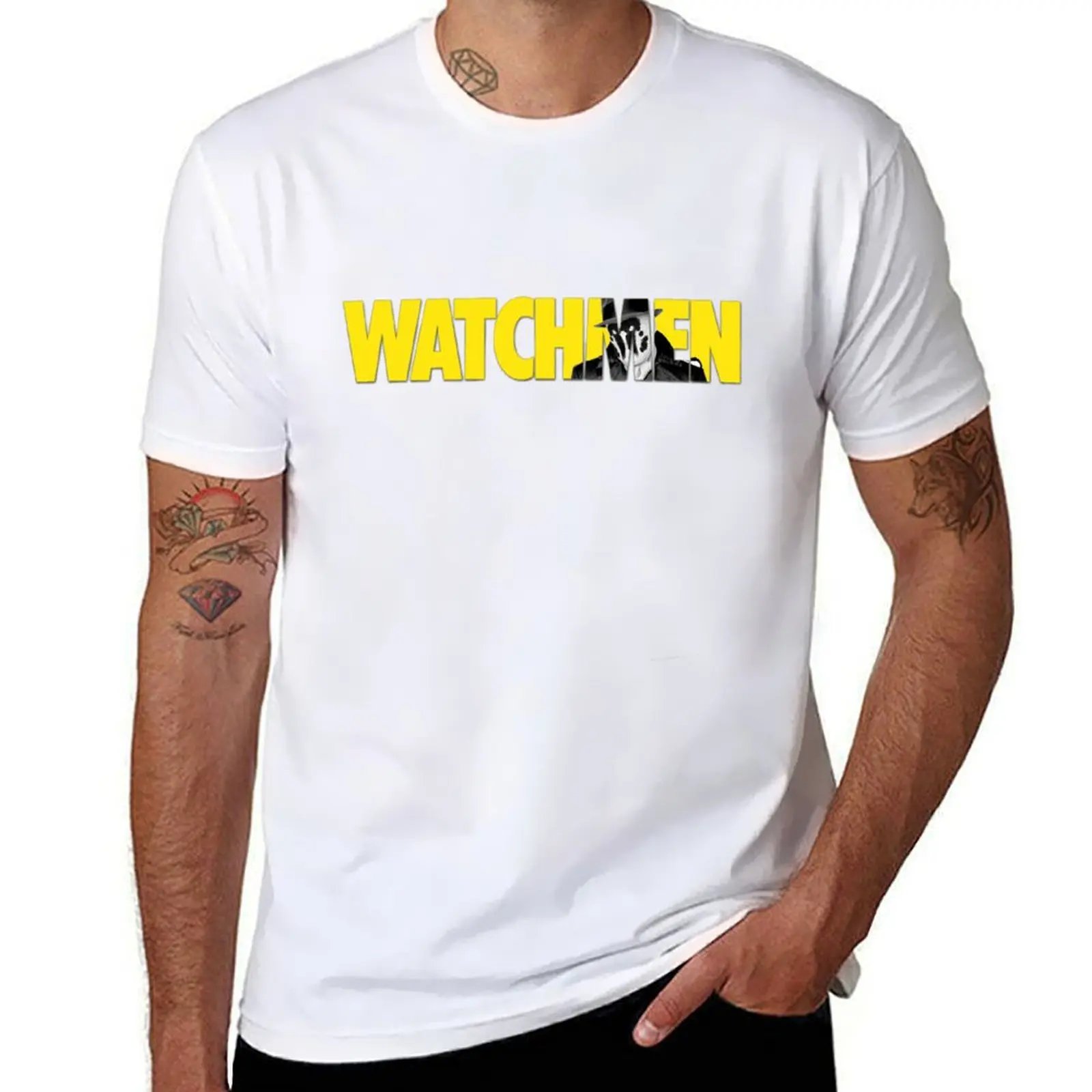 

Watchmen - Rorschach T-Shirt men t shirt cotton 100% g man t shirts for men T-Shirt