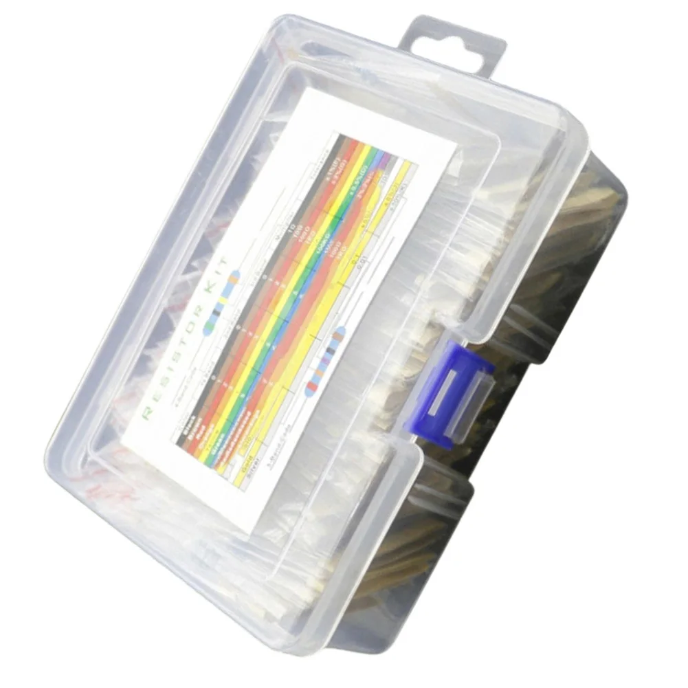 Labeled Storage Box Metal Film Resistors Categorized Labeled Box Solderable Leads Metal Film Resistors As Shown In The Picture