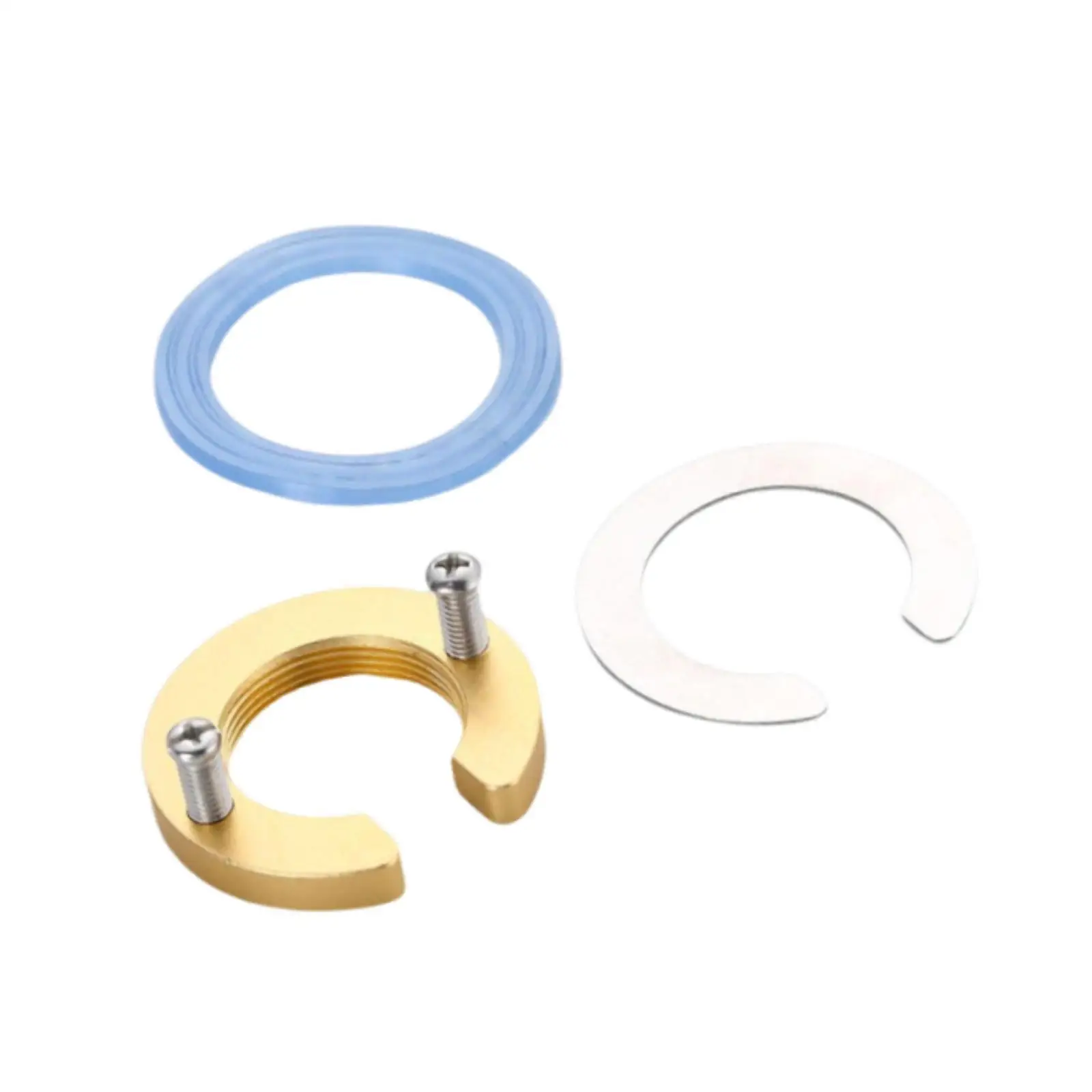 Kitchen Faucet Anti Loosing Nut Fitting Kit for Washbasin Multifunctional Accessory ID 1.2inch Hot Cold Tap Fixer Locking Nut