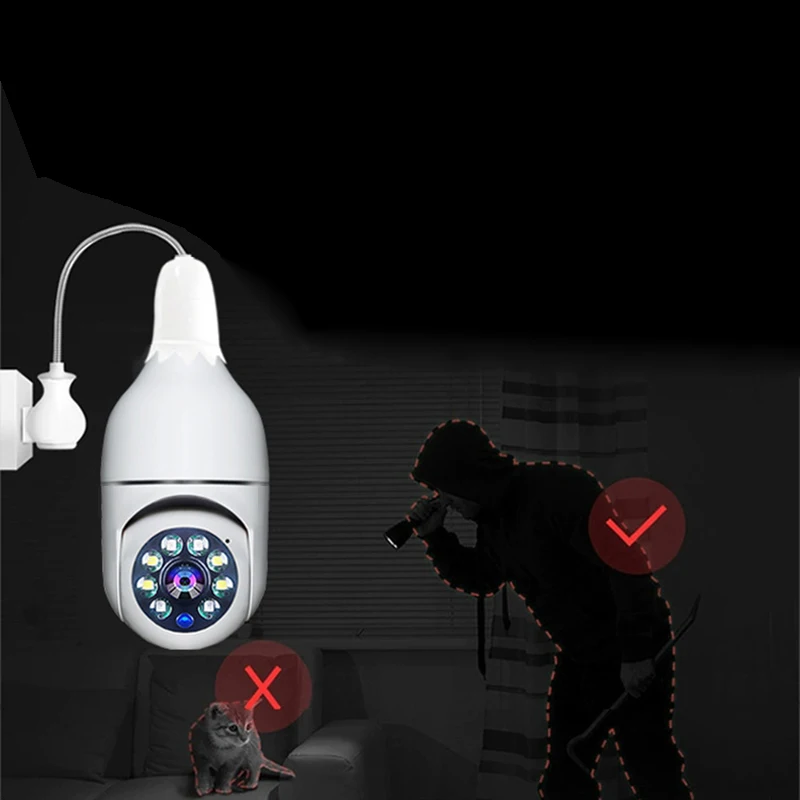 WiFi Bulb Security Camera 5