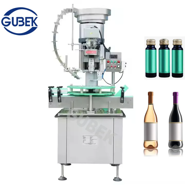 Glass Bottle Ropp Capping Machine For Aluminum Caps Automatic