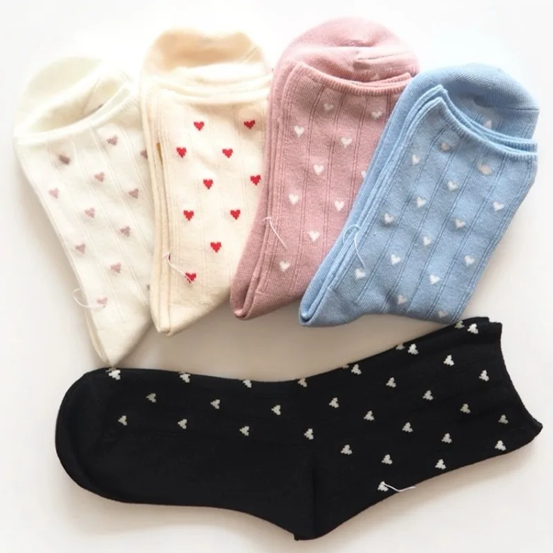 

1/6 пар новых весенних повседневных удобных носков, женские модные простые носки средней длины в стиле ретро, модные универсальные женские носки