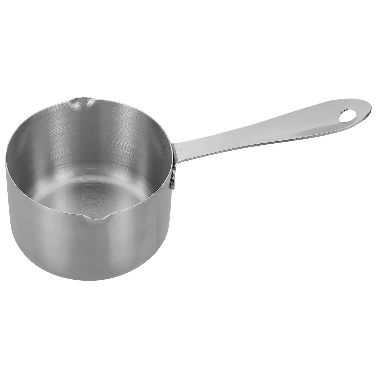 

Small Non-stick Frying Pan Lightweight Portable Soup Silver Multi-use Kitchen Cookware Breakfast Skillet