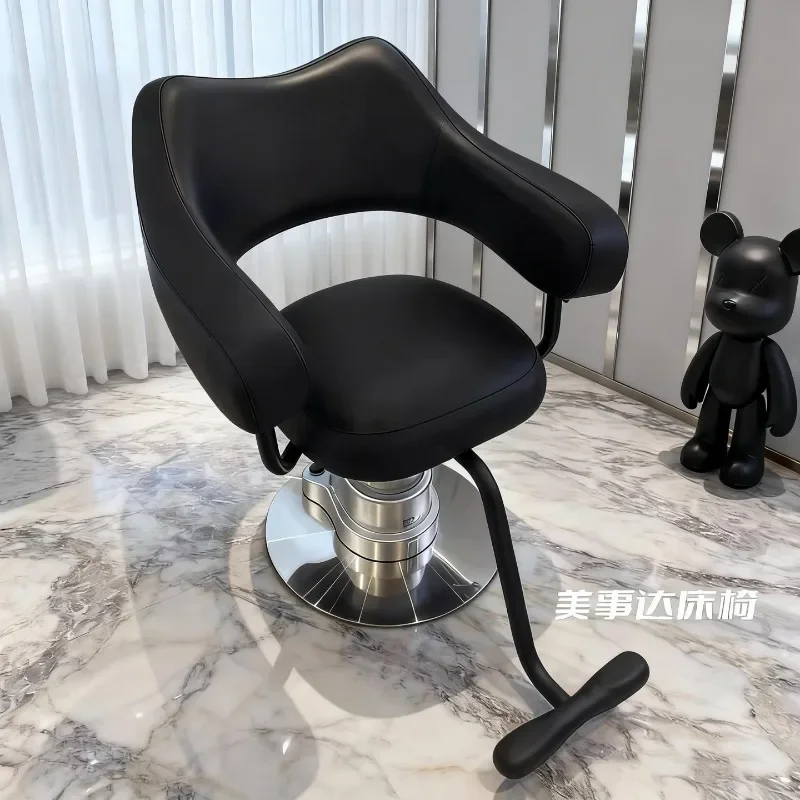 #Nordic Display Hair Barber Luxury Modern Vintage Hair Barber Fashionable Beauty Trendy Sillas Commercial Furniture