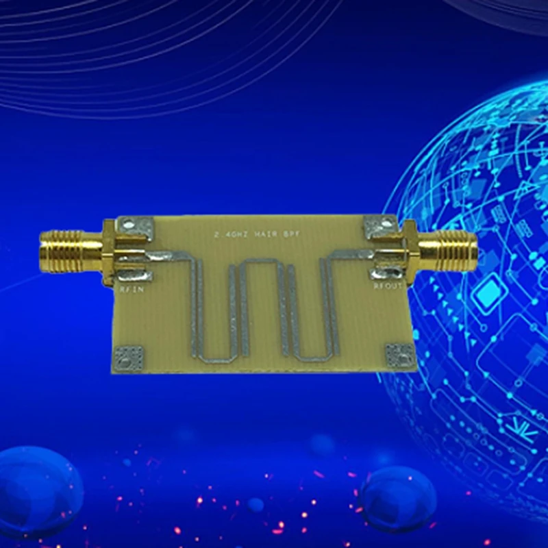 1 Piece Microstrip Filter Frequency Bandpass Filter Versatile Convenient Portable Utility Module PCB Bandpass Filter Module