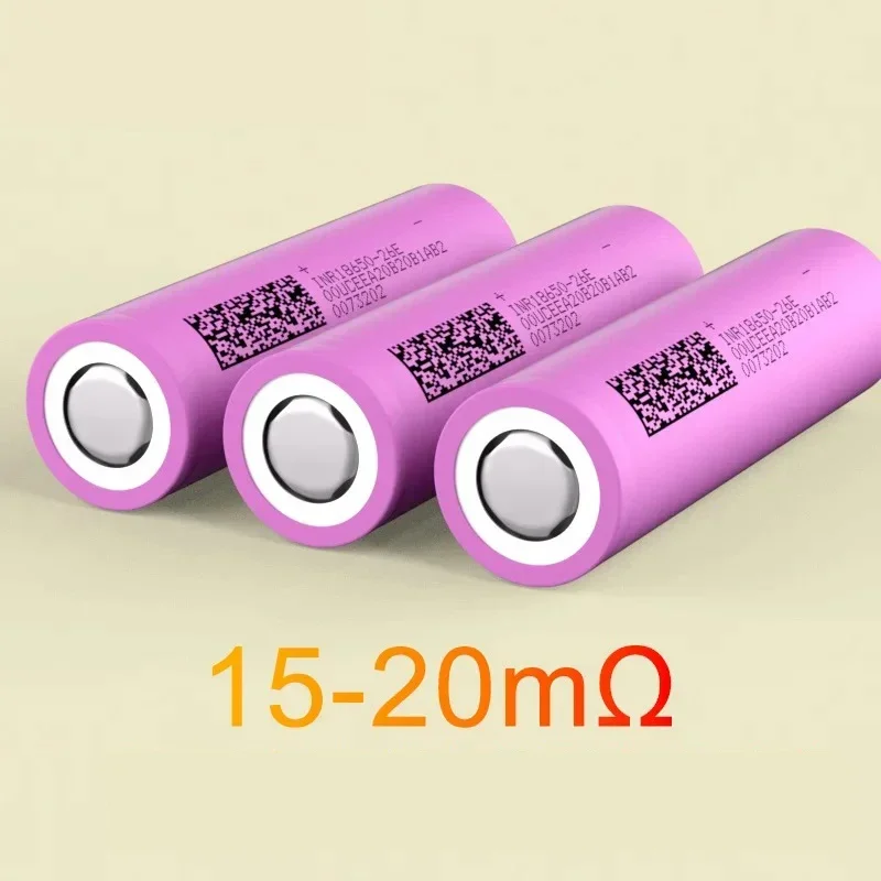 PURFIELD Original 2600mAh 18650 Battery INR18650 26E 3.7V Lithium High Current 30A Power Batteries for Screwdriver Tool