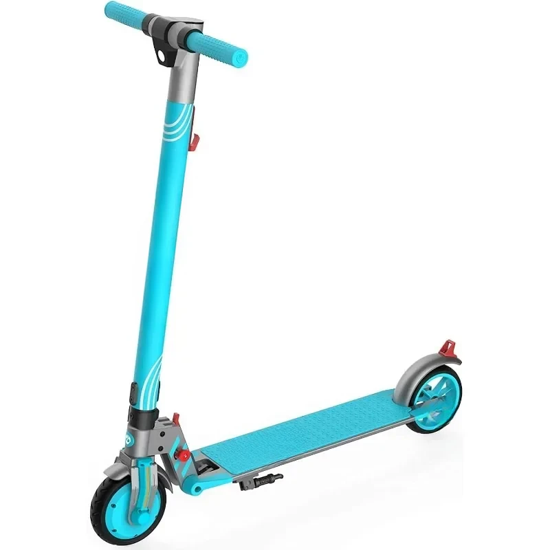 

Kids Electric Scooter, Max 9.4/12MPH SpeedSolid Wheel Electric Kick Scooter for Teenagers Ages 6+ Electric Skateboard