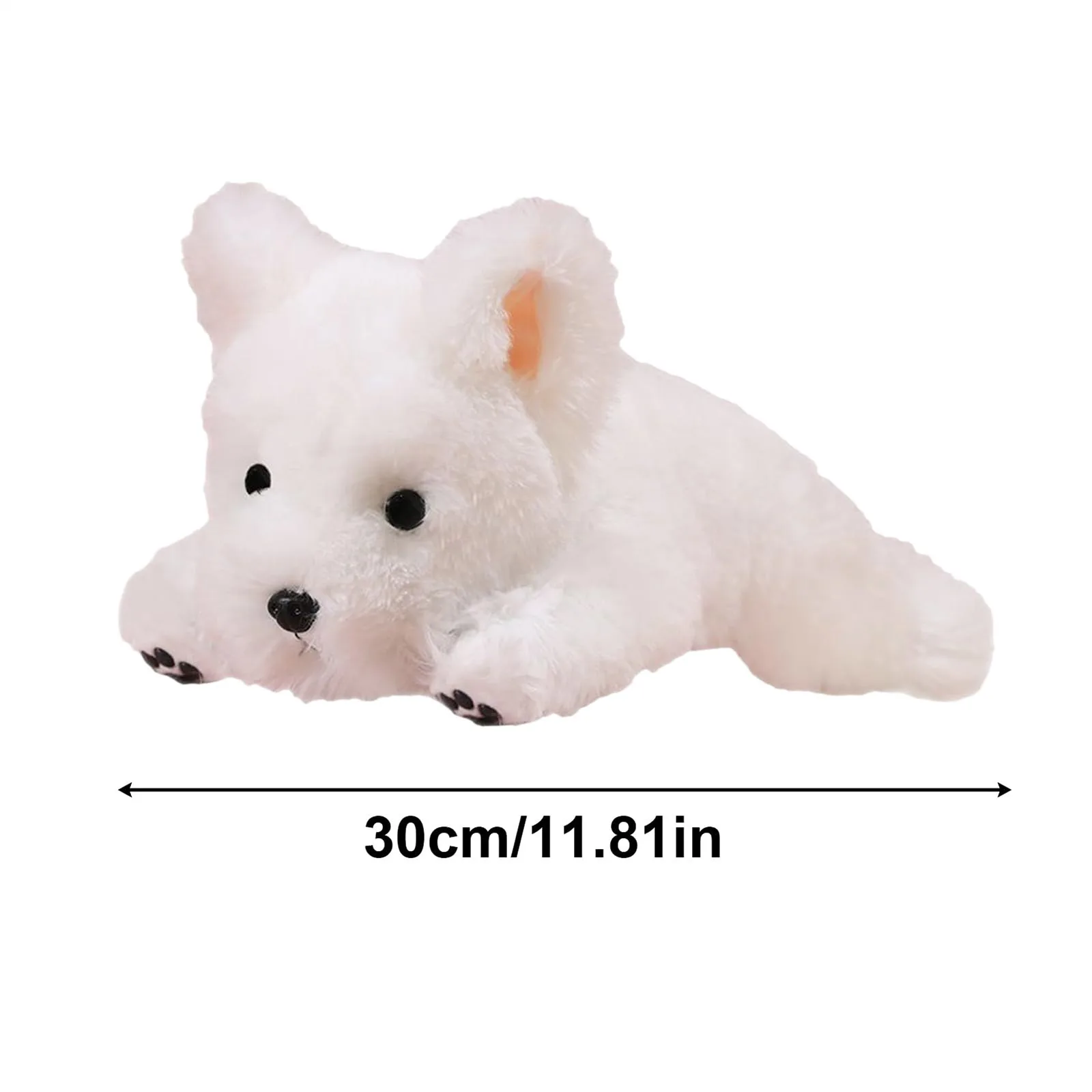 2025년 신제품 포옹 인형 수면 친구 가족 애완동물 애호가에게 적합한 브린들 강아지 플러시 인형 어린이 인기 장난감