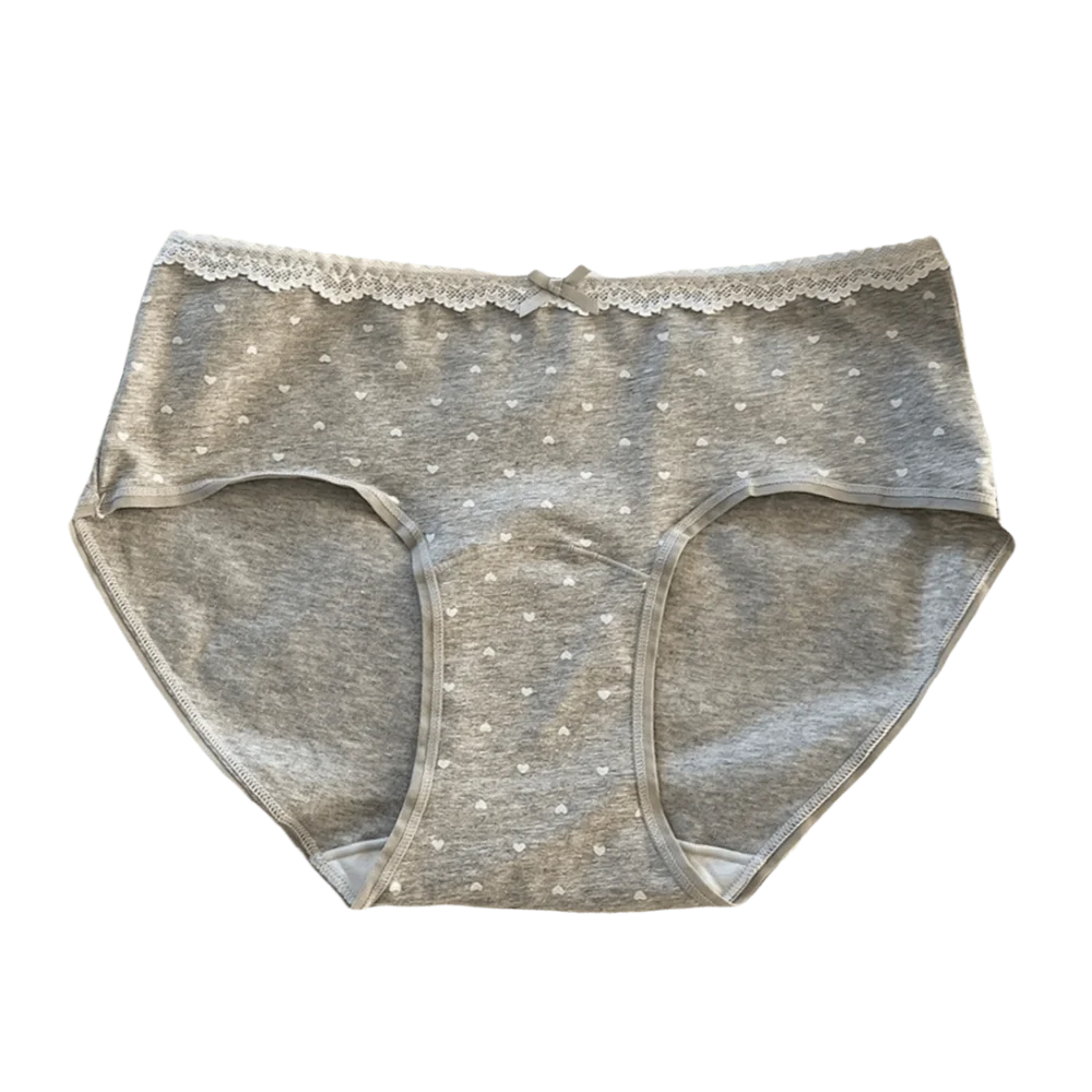 Fresh style Soft Cotton Panties Breathable Elastic Fashion Briefs Comfortable Women Underwear Women