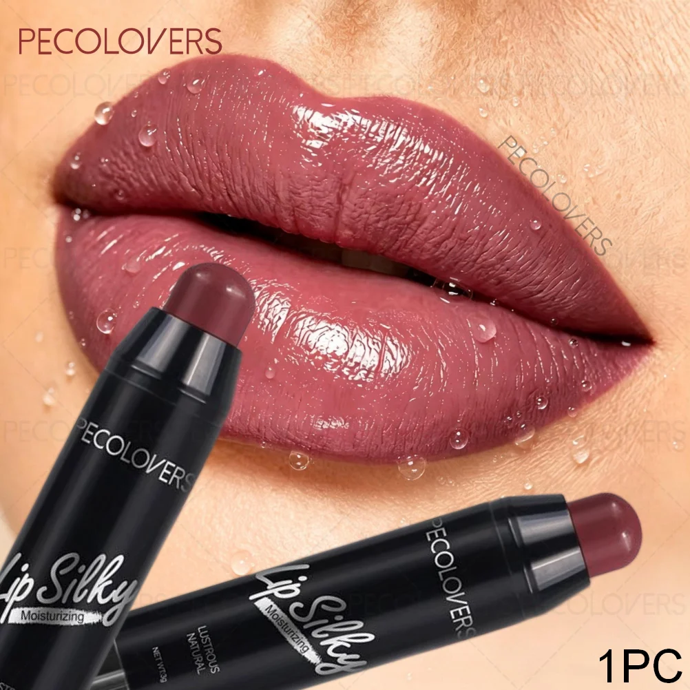1PC Moisturizing Lip Gloss, Lipstick Pen & Lip Balm, Smooth Spreadable Texture,  Waterproof Sweatproof, Long Lasting