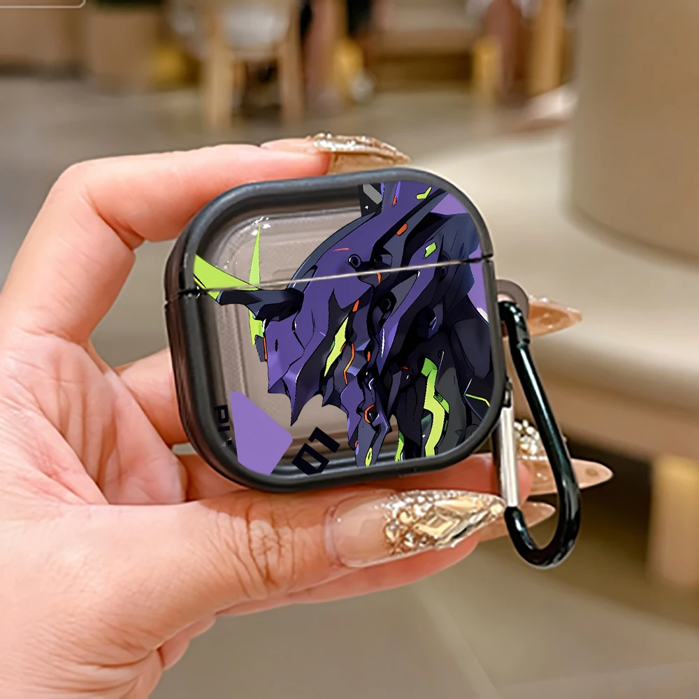 Cool Anime Mecha Robot Headphone Case for AirPods Pro 3/Pro 2/Pro Stylish Earbuds Case For AirPods 4/3/2/1 TPU Shockproof Cover view 5