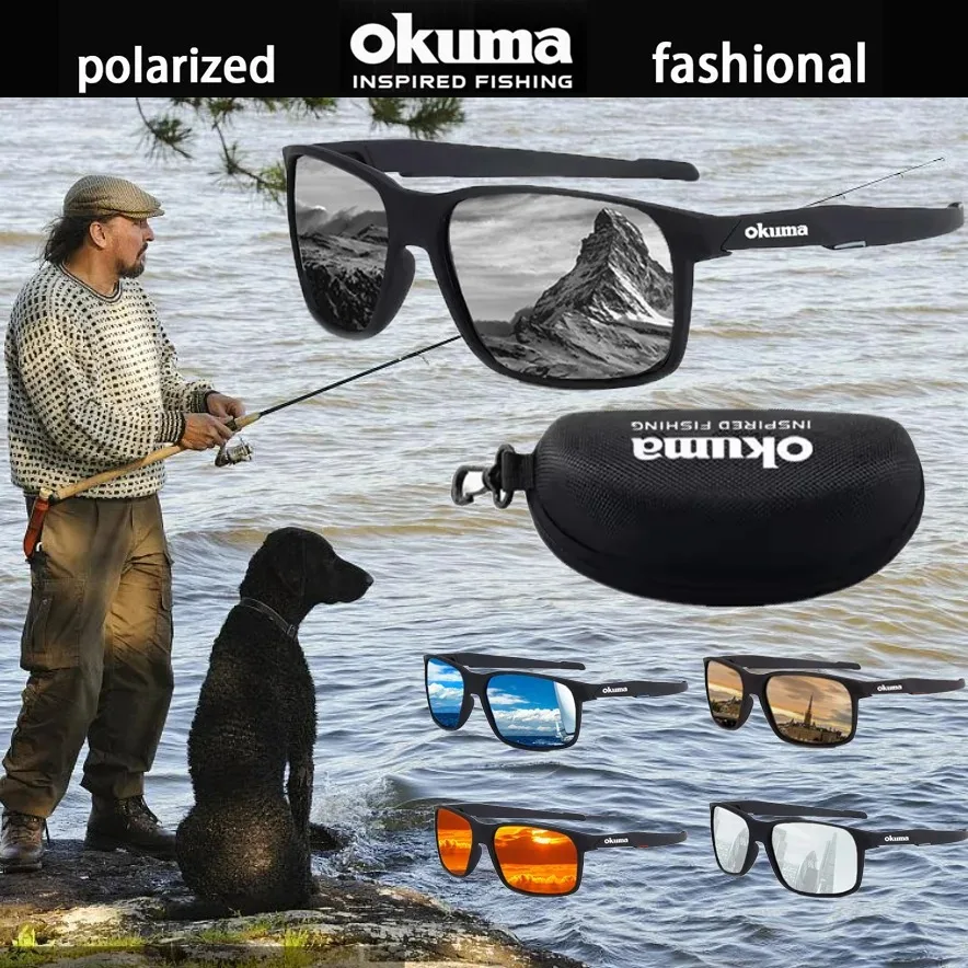 Okuma Outdoor-Sportbrille mit Polarisationsfilter, UV400-Schutz, angenehm zu tragen, modische und trendige Ausführung. – Detail 13