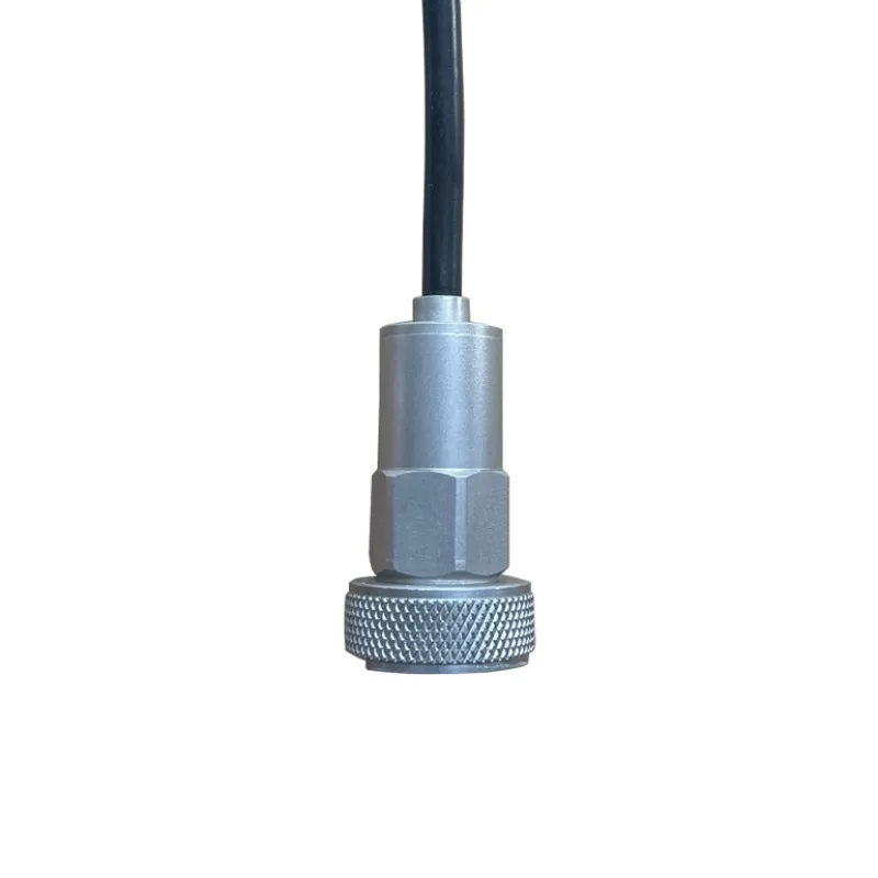 Integrated vibration sensor, compact vibration transmitter, fan and pump vibration meter