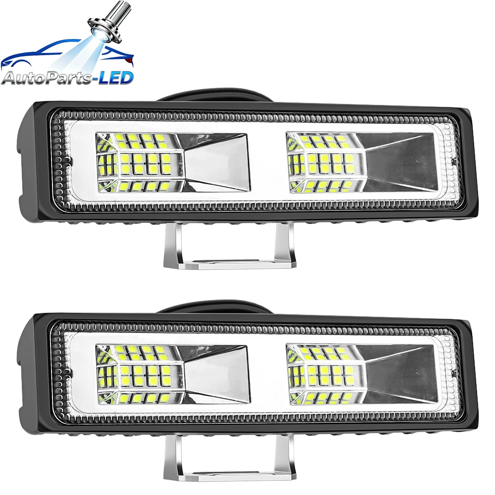 

4pcs LED Car Work Light 84W High Bright Spotlight Offroad Automobile Truck Driving Fog Headlights DRL Driving Aluminum Lamp