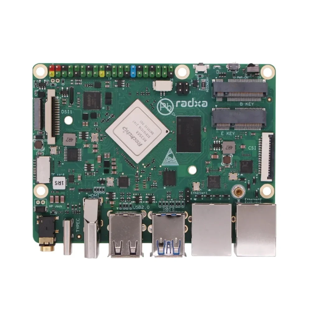 Imagem -06 - Radxa Rock 3b Quad Core Cortex-a55 Braço v8 64-bit Soc @ 2.0ghz um Pico-itx Form Factor Sbc Development Board