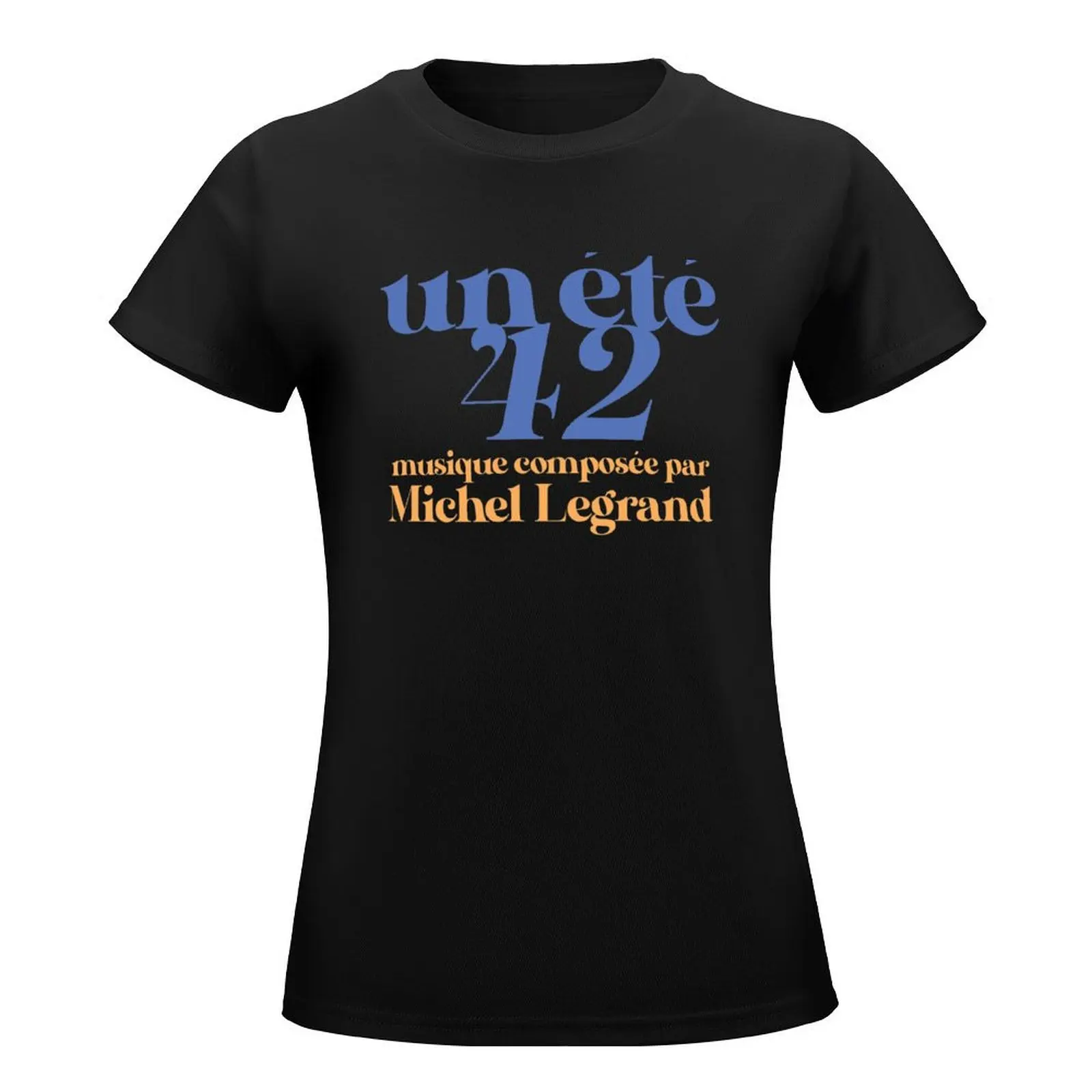 A Summer 42 - Music by Michel Legrand T-Shirt oversized shirts graphic tees Woman fashion