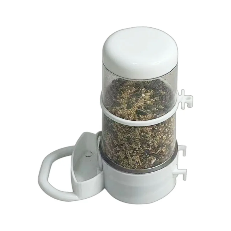 

Bird feeding with automatic water dispenser Bird cage Parrot pigeon feeder Anti-sprinkle kettle Feeding bird feeder