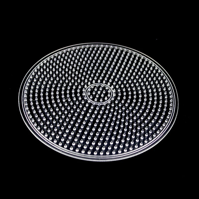 5mm 하마 비드 페그 보드 사각형 모양 펄러 비즈 4 개/대 크리 에이 티브 교육 장난감을위한 직경 15cm 원형 퍼즐 템플릿