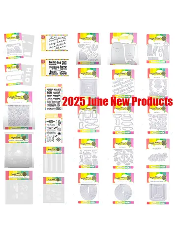 2025년 6월 새로운 해피 크랩 조개껍데기 프레임 여름 파도 금속 커팅 다이 스탬프 및 스텐실 DIY 다이어리 카드 사진 앨범 선물용