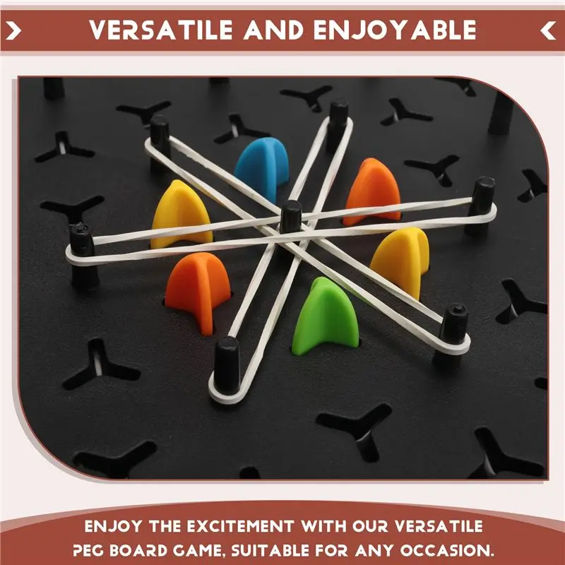 Puzzle di scacchi a catena geometrica Triangolo Gioco da tavolo per scacchi Famiglia Esercizio interattivo Pensiero Logica per bambini