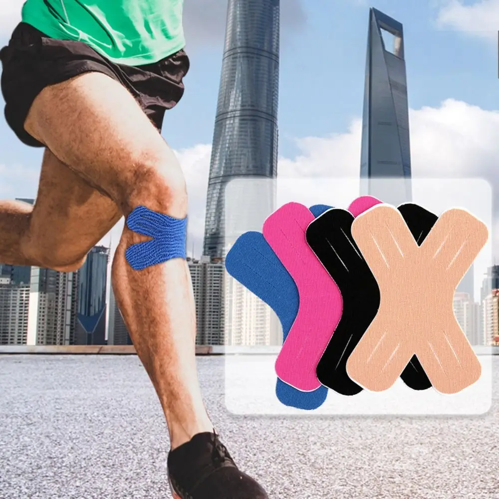 10Pcs/Set Waterproof Gym Kinesiology Tape Breathable Muscle Protection At Joints Athletic Sports Tape Self-adhesive Precut
