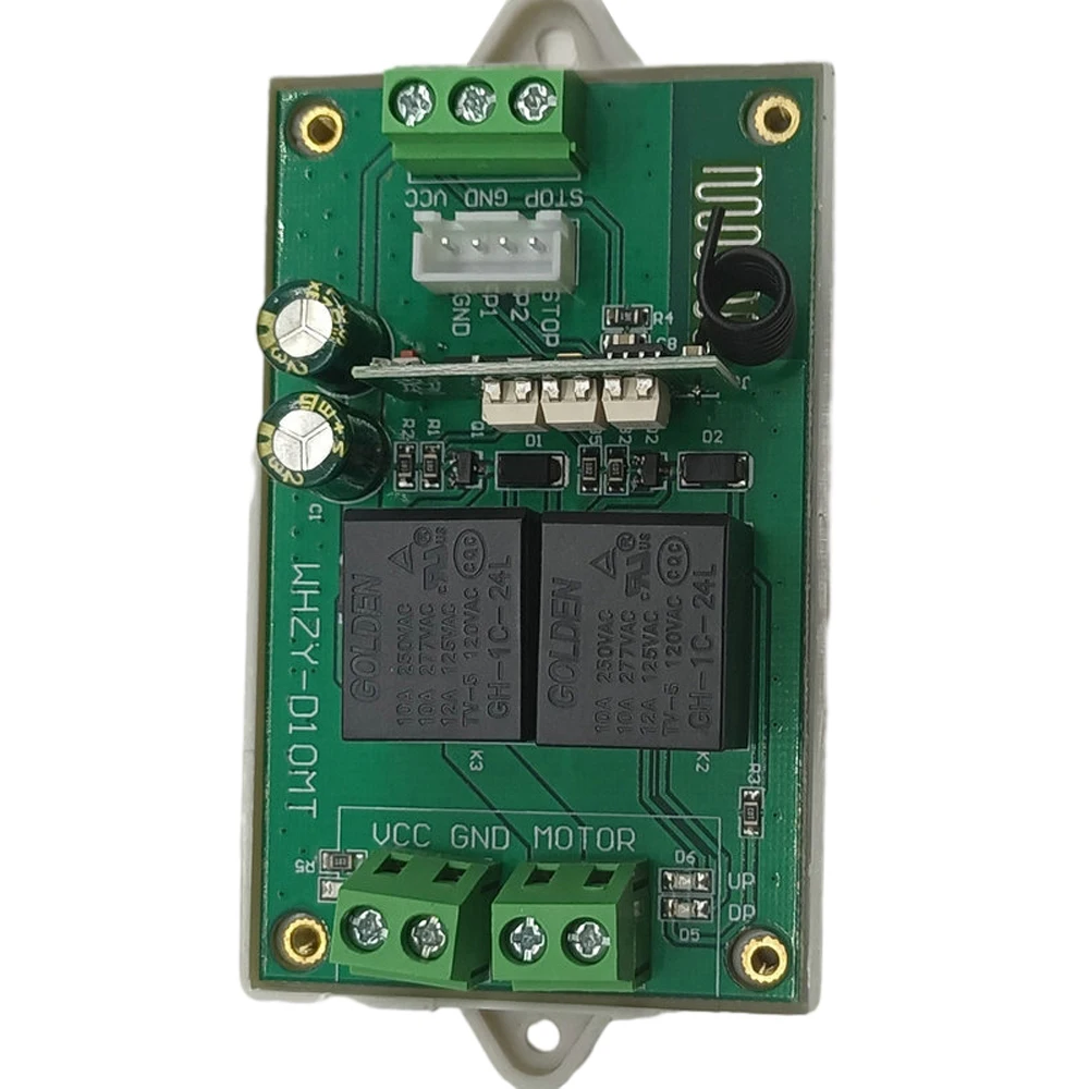 مفتاح تحكم عن بعد لاسلكي بمحرك DC100-240V مزود بجهاز تحكم عن بعد ومحول، وحدة تحكم أمامية وعكسية للمحرك