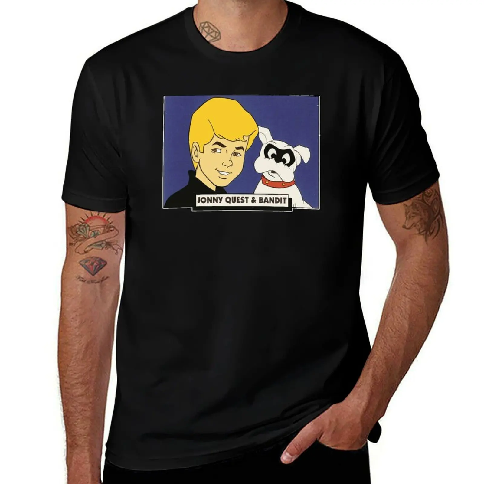 Jonny Quest T-Shirt Non-Shrink Basic Cotton T-Shirt