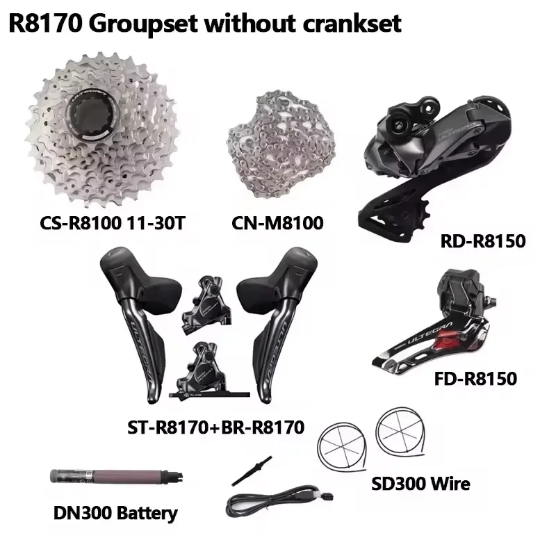 Shimano ULTEGRA R8170 Di2 Elektronisches Teil 2x12S R8150 Schaltwerkskassette vorne/hinten