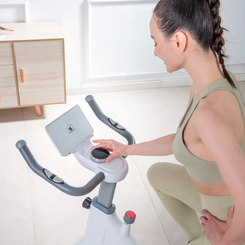 Intelligent Electromagnetic Control Silent Full Package Rechargeable Fitness Equipment Flywheel Ten-Level Resistance Adjustment