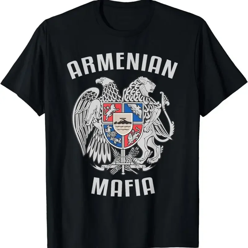 New Limited Armenian Mafia Armenia Coat Of Arms Symbol T Shirt