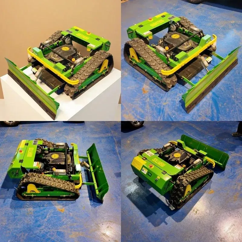 Remote Control Crawler Mower for Hillside Orchard Slope Pruning