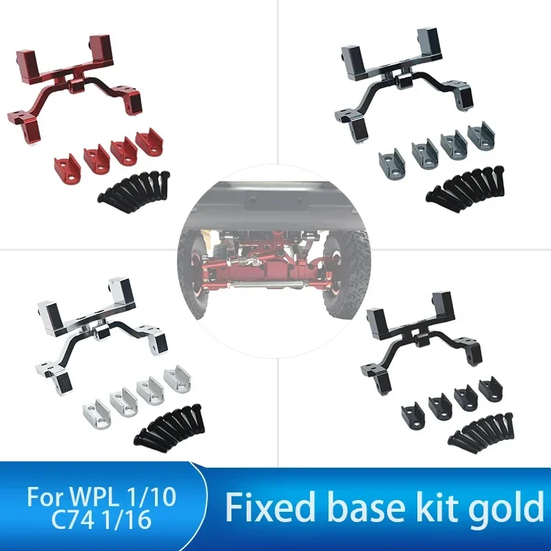 Steering Gear Fixed Base Set For WPL 1/10 C74 1/16 Full Range Remote Control Car Metal Upgrade Spring Fastener