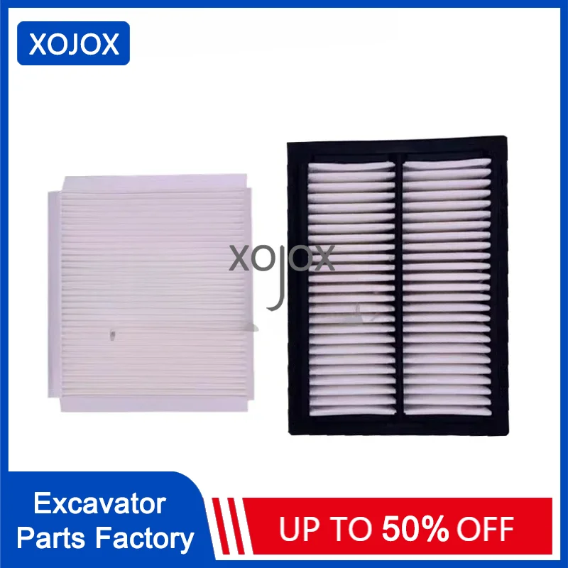 XOJOX XCMG Air Conditioning Filter XE135D 150D 200D 215D 240D 370D Filter Screen Excavator Accessories