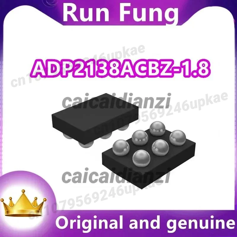 

ADP2138ACBZ-1.8-R7 ADP2138ACBZ-1.8 Импульсный регулятор напряжения, ИС с фиксированным положительным выходом 1.8В, 1 выход, 800мА, 6-UFBGA, 10 шт./лот, новый оригинал